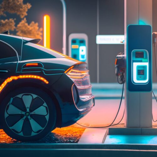 estação ideal para carros elétricos